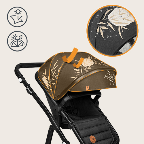 lionelo Amber 2 w 1 Lovin — Wózek wielofunkcyjny